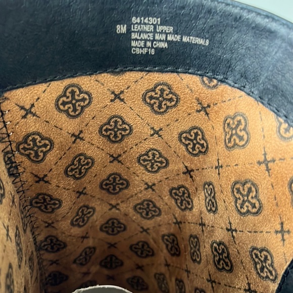 Isola 'Coralie' Leather Over the Knee Block Heel Boots, Black, size 8M - Picture 13 of 15